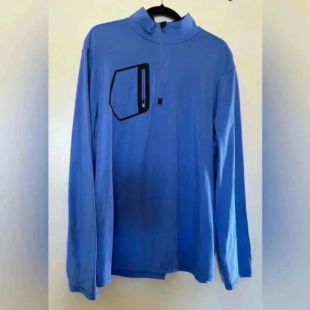 RLX Ralph Lauren Driver Luxury Jersey Pullover in XL